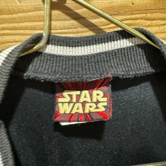 Vintage Star Wars Jedi vs Sith Episode 1 Darth Maul jersey sheen vneck USM  rare - Picture 3 of 5